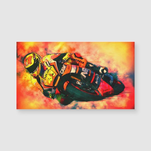 Imán moto gp magnetkarte (Vorderseite)