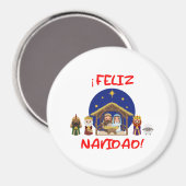 Imán navideño magnet (Vorderseite/Rückseite)