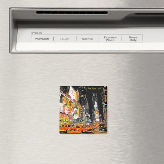 Imán Times Square NYC Magnet (In Situ (Geschirrspüler))