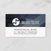 iMarketsLive Business Card1 Visitenkarte (Rückseite)
