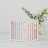 Imasala Geschenkkarte Folien Feiertagspostkarte (Stehend vorne)