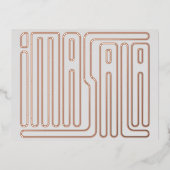 Imasala Geschenkkarte Folien Feiertagspostkarte (Vorderseite)