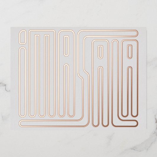 Imasala Geschenkkarte Folien Feiertagspostkarte (Vorderseite)