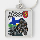 Imatra Motorrad Road Racing in Finnland Schlüsselanhänger (Vorne)
