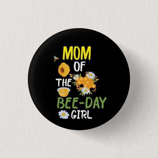 Imbiss Art Mama der Bienen 2 Button (Vorderseite)