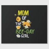Imbiss Art Mama der Bienen 2 Geschenkpapier (Flach)