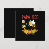 Imbiss Art Papa Feiertagskarte (Vorne/Hinten)