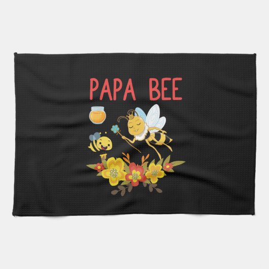 Imbiss Art Papa Geschirrtuch (Horizontal)