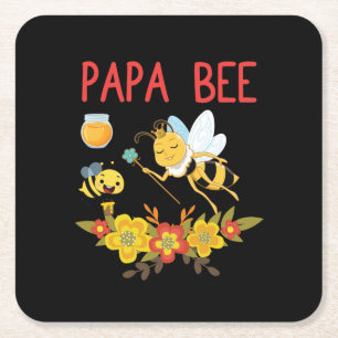 Imbiss Art Papa Rechteckiger Pappuntersetzer