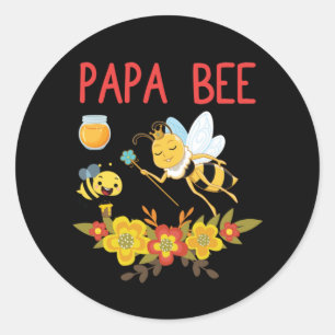 Imbiss Art Papa Runder Aufkleber