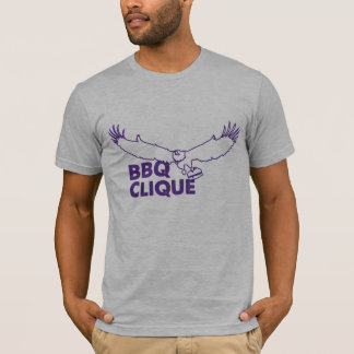 Imbiss mögen einen lila Adler T-Shirt