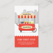 Imbisse auf der Straße Visitenkarte (Vorderseite)