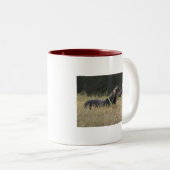 Imbisszeit Zweifarbige Tasse (VorderseiteRechts)