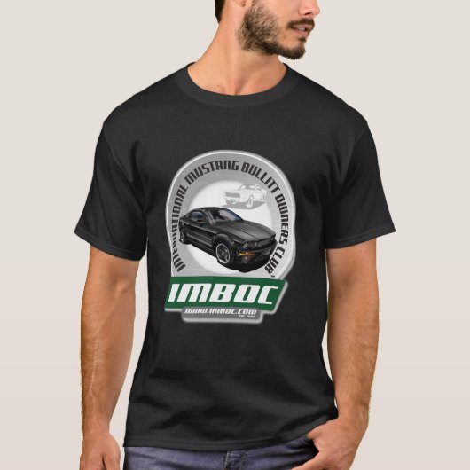 IMBOC '08 Black (Men) - Schwarzer T - Shirt (Vorderseite)
