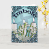 Imbola Candlemas Pagan Grußkarte Karte (Gelbe Blume)