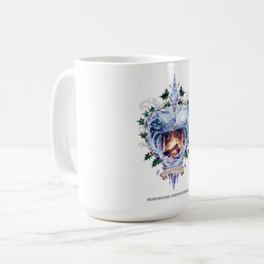 Imbolc Candle Veil T-Shirt | Veiled Rebirth Flame Kaffeetasse (Vorderseite Links)