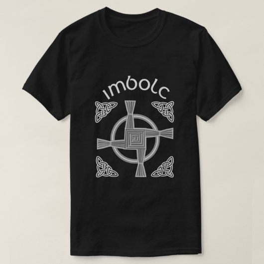Imbolc Celtic St Brigids Cross Irish Gaelic Christ T-Shirt (Design vorne)