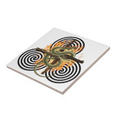 Imbolc-Feuerwehrschlange Pagan Sabbat Altar Tile Fliese (Seite)