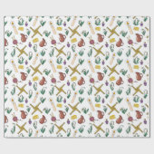 Imbolc-Geschenkpapier pagan saisonales Muster  Geschenkpapier (Flach)