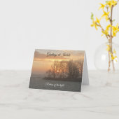 Imbolc-Grüße Karte (Gelbe Blume)