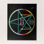 Imbolc-Pentagramm Puzzle (Vertikal)