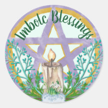 Imbolc Segen Celtic Wicca Pentagramm