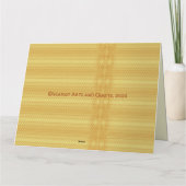 Imbolc Segen, St Brigid Cross Grußkarte Karte (Rückseite)