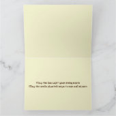 Imbolc Segen, St Brigid Cross Grußkarte Karte (Innenseite)