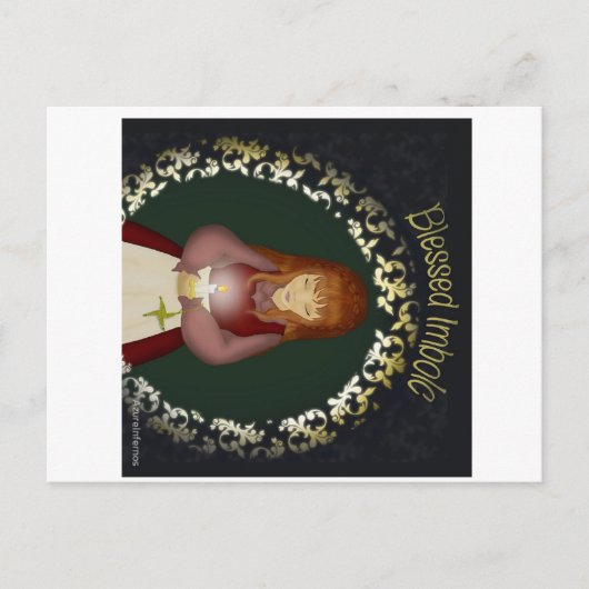 Imboli Postkarte (Vorderseite)