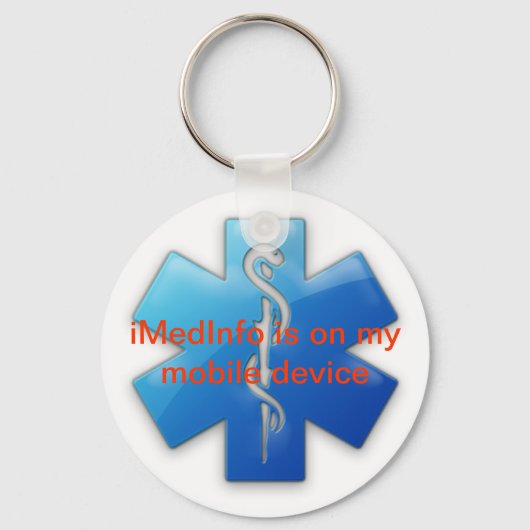 iMedInfo Basic-Schlüsselanhänger Schlüsselanhänger (Vorderseite)