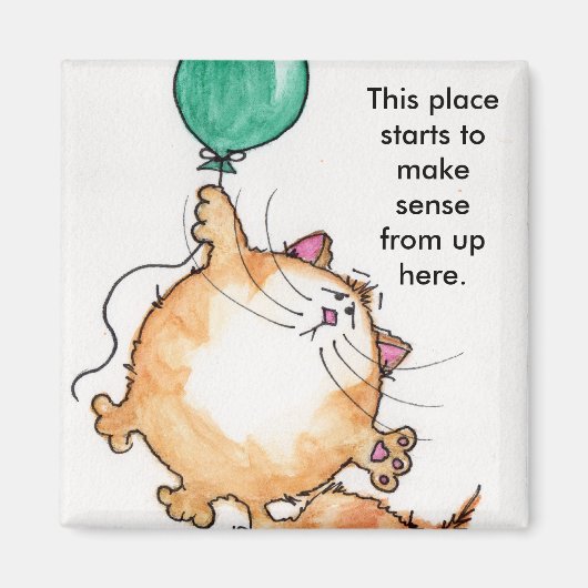 img073, Dieser Ort fängt an, Sinn von oben... Magnet (Vorne)