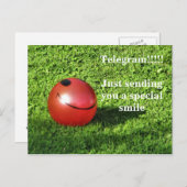 IMG_0530, Telegram!!!!! Einfach eine Spezial... Postkarte (Vorne/Hinten)