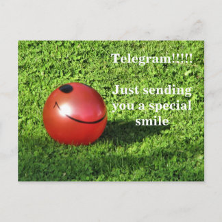 IMG_0530, Telegram!!!!! Einfach eine Spezial... Postkarte