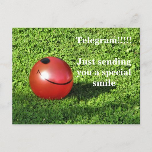 IMG_0530, Telegram!!!!! Einfach eine Spezial... Postkarte (Vorderseite)