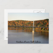 IMG_1493, Hudson River Herbstfarben Postkarte (Vorne/Hinten)