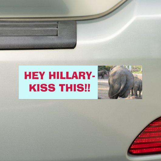 IMG_1863, HE HILLARY-    KUSS DIESES!! AUTOAUFKLEBER (Auf Auto)