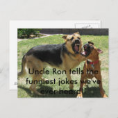 IMG_2252, Uncle Ron erzählt die lustigsten Witze,  Postkarte (Vorne/Hinten)