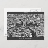 IMG_2588_2, arc de triomphe, paris Postkarte (Vorne/Hinten)