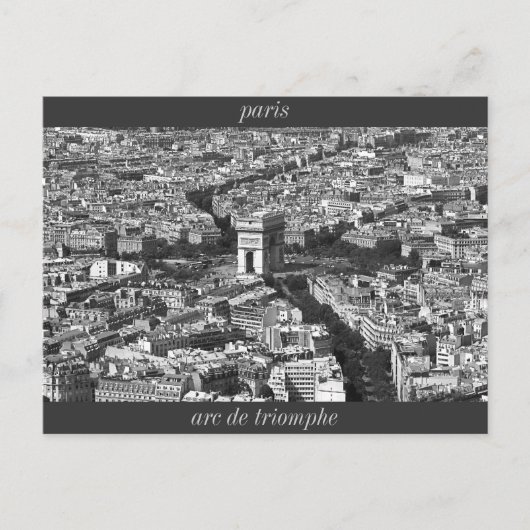IMG_2588_2, arc de triomphe, paris Postkarte (Vorderseite)