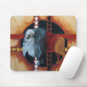 IMG_2593white Büffel Mousepad (Mit Mouse)