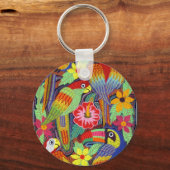 IMG_5319 Vogelarten von Panama Mola Schlüsselanhänger (Vorderseite)