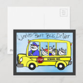 IMG_7017.PNG-Bus-Treiberwertgeschenke Postkarte (Vorne/Hinten)