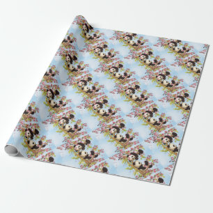 IMG_7386.PNG niedlich und bunter Panda entworfen Geschenkpapier