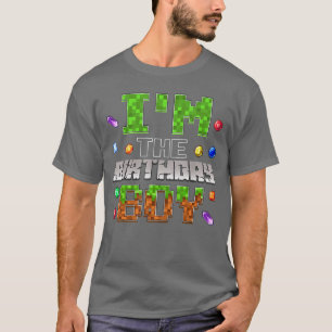 Imhe Geburtstagsjunge Spiel Piel Nummer Geburtstag T-Shirt