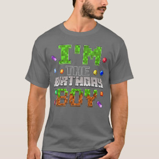 Imhe Geburtstagsjunge Spiel Piel Nummer Geburtstag T-Shirt
