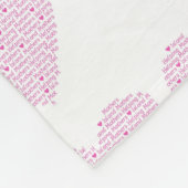 IMHM Herz-Decke (klein) Fleecedecke (Ecke)