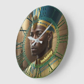 Imhotep Time Große Wanduhr (Winkel)