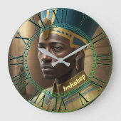 Imhotep Time Große Wanduhr (Vorderseite)