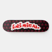 Imical Anarchy Symbol Skateboard (Horizontal)
