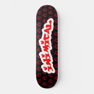 Imical Anarchy Symbol Skateboard